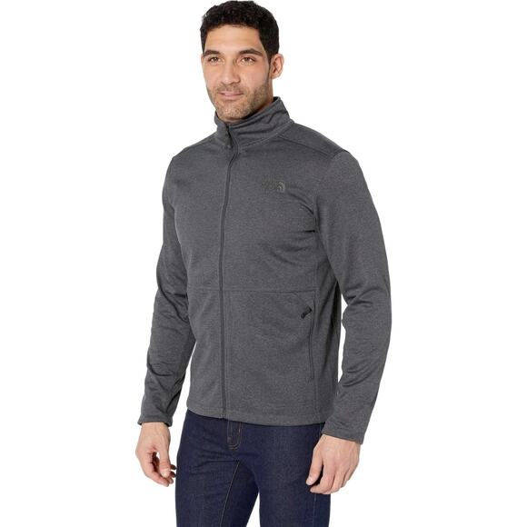 The North Face Mens Apex Canyonwall Eco Heather Gray Softshell Jacket Medium - Picture 2 of 10